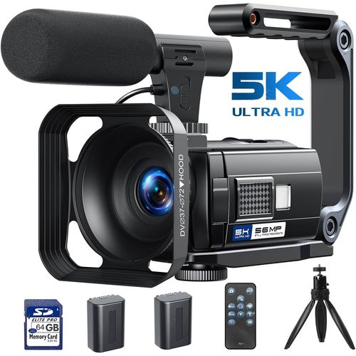 wagner-Camscope Camra Vido 5K 56Mp Vlogging Camra Youtube,Wifi Vision Nocturne 3