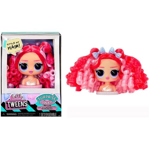 wagner-L.O.L. Surprise! Tweens Surprise Swap Series-Ttes  Coiffer Comprenant De Fabuleux Accessoires Et De Superbes Cheveux-Idal Pour Les Enfants De 4 Ans Et Plus