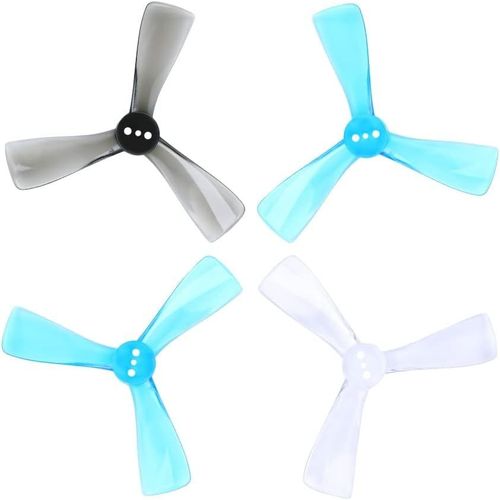 Wagner-Pices De Jouets Tlcommandes 2. 5x2.5x3 3- Lame Pc Hlice For Rc Fpv Racing Freestyle 2.5inch Protek25 Cinewhoop Drones-Matriaux Environnementalement Sympathiques (Color : 12pairs White)
