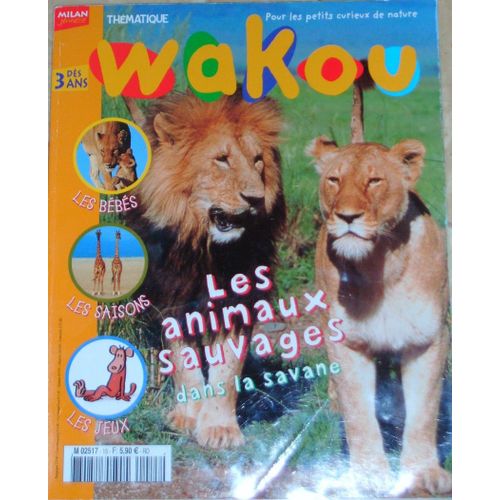 Wakou Thmatique Les Animaux Sauvages Dans La Savane 15