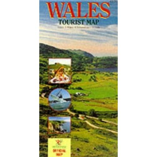 Wales tourist map - livre langue etrangere | Rakuten