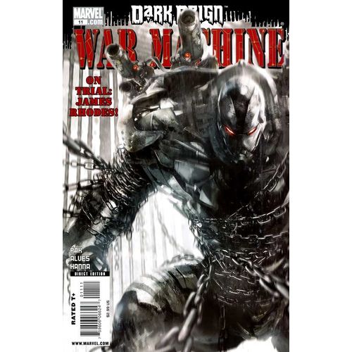 War Machine # 11 ( Dark Reign, V.O. 2009 ) ** The Trial Of James Rhodes Part 1 ** Matt Murdock **   de Greg Pak / Wellinton Alves  Format Broch 