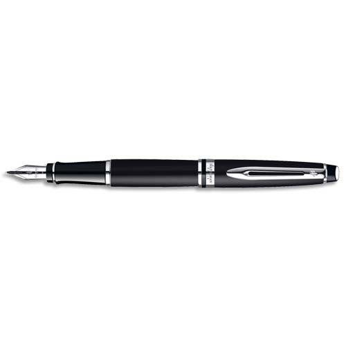 Waterman Gamme Expert Stylo Plume Pointe Moy Corps Noir Mat Et Attributs Ct