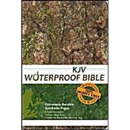 Waterproof Bible-Kjv-Tree Bark    Format Broch 