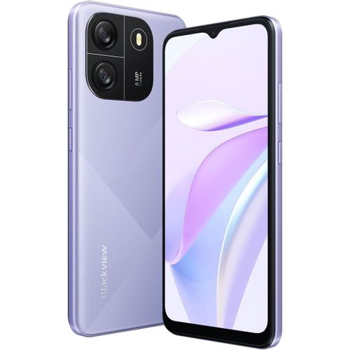 Wave 6C 4G Smartphone Dbloqu, 6,5 Hd+, Octa-Core 4Gb+32Gb(1Tb Sd Externe), 5Mp+8Mp, Batterie 5100Mah, Android 13 Tlphone Portable Dual Sim, Haut-Parleur Smart-K Box, Gps Pourpre