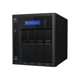 WD My Cloud PR4100 WDBNFA0000NBK - Server NAS - 4 alloggiamenti - RAID 0, 1, 5, 10, JBOD - 4 GB di RAM - Gigabit Ethernet