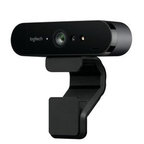 Webcam Logitech BRIO - Ultra HD 4K avec deux microphones omnidirectionnels