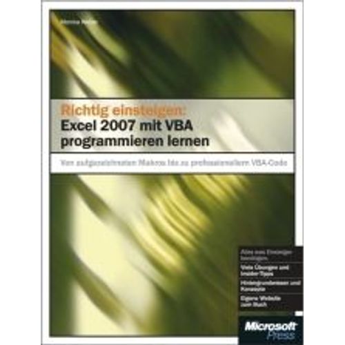 Richtig Einsteigen: Excel 2007 Mit Vba - Programmierung   de Monika Weber  Format Broch 