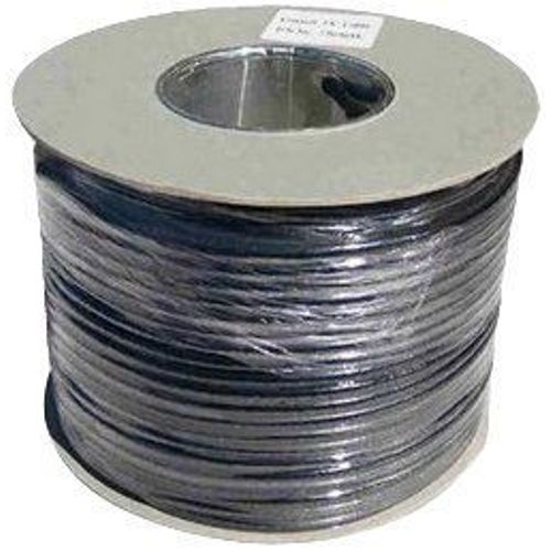 Webro Cble coaxial numrique pour antenne et tlvision satellite RG6 Noir 50m