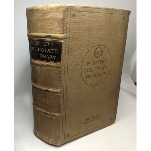 Webster's Collegiate Dictionary - Third Edition Of The Merriam Series - The Largest Abridgment Of Webster's New International Dictionary Of The Englis Languager 1700 Illustrations   