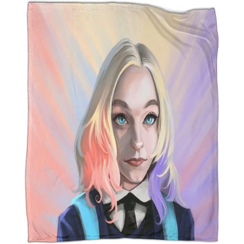 Wednesday Addams Couverture Polaire Lavable En Machine En Flanelle Pour Lit, Canap, Chaise, Couverture Imprime Super Douce Et Confortable Pour Enfants Garons Filles 127 X 152 Cm