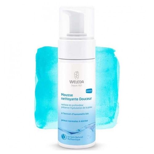Weleda Mousse Nettoyante Douceur  L'Extrait D'Hamamlis Bio 150ml