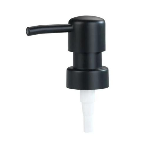 Wenko Pompe Savon Liquide, Pompe Distributeur Savon Liquide De Rechange, Design Rond, Ouverture  28 Mm, Plastique, Noir Mat