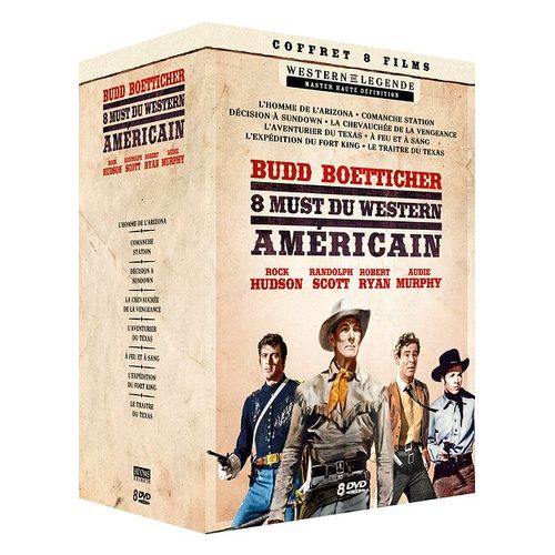 Budd Boetticher - 8 Must Du Western Amricain - Coffret 8 Films - Pack