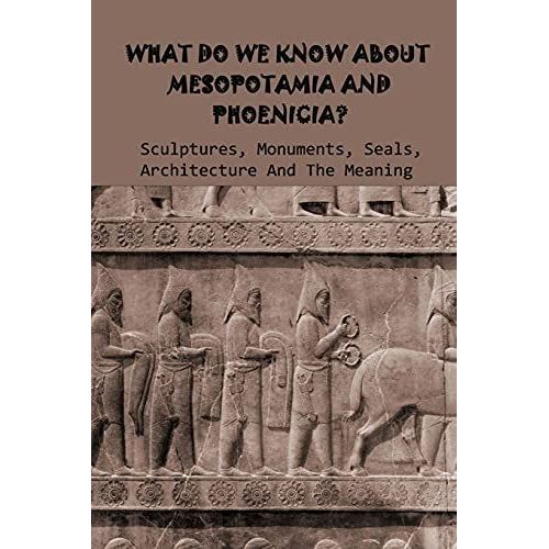 What Do We Know About Mesopotamia And Phoenicia? Sculptures, Monuments, Seals, Architecture And The Meaning: Mesopotamian Architecture   de Cullinane, Shizue  Format Broch 