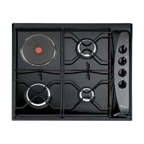 Whirlpool AKM261NB Table de cuisson gaz et électrique 4 plaques de cuisson Niche largeur