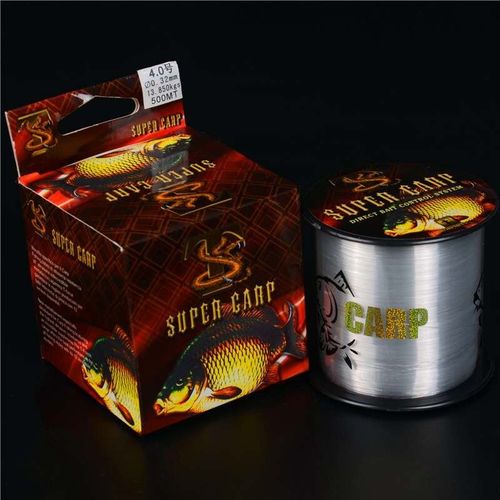 WHITE4.0 ligne de pêche en nylon,500m vissen polyéthylène super pro