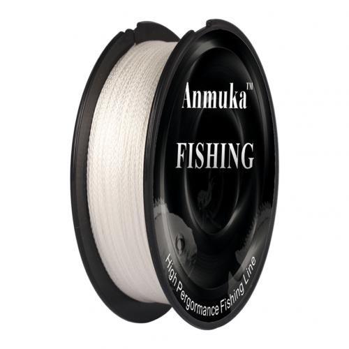 White-8.0 -Ligne De Pche Tresse Pe Super Forte De 100m,Tissage  4 Brins,Corde De Poisson,Outil Multifilament,Ligne De Pche L