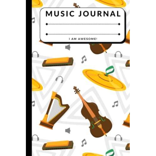 White Orchestra - Song Writing Music Journals For Kids: Lined/Ruled Paper And Staff, Manuscript Paper For Notes, Lyrics And Music. For Musicians, ... Book Notebook Journal 100 Pages 6x9   de Nunez, Asael  Format Broch 
