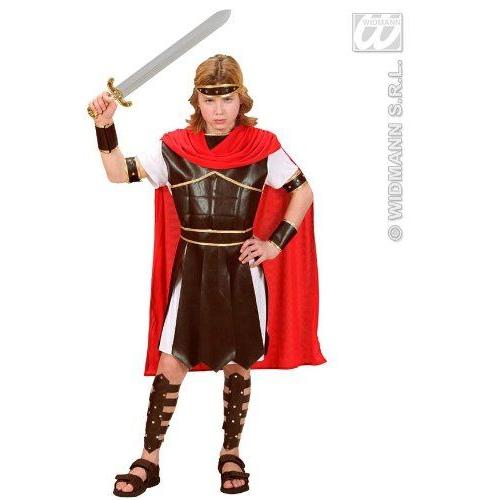 Widmann 73106 Hercules Costumes 128cm Tunique Avec Armure , Ceinture,