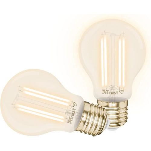 Wifi E27 Ampoule Connecte, Compatible Avec Alexa Et Google Home, Lampe Vintage, Sans Hub, 2.4ghz Lampe Led, Ampoule Wifi, Lumire Blanche Chaude  Froide  Lot De 2[Amp744890]