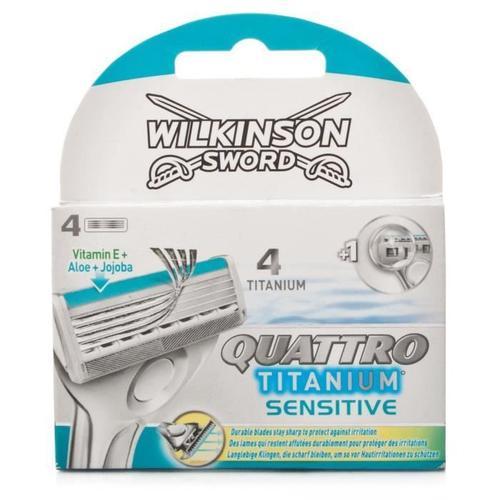 Wilkinson Lames Quattro Titanium Sensitive+ Par 4
