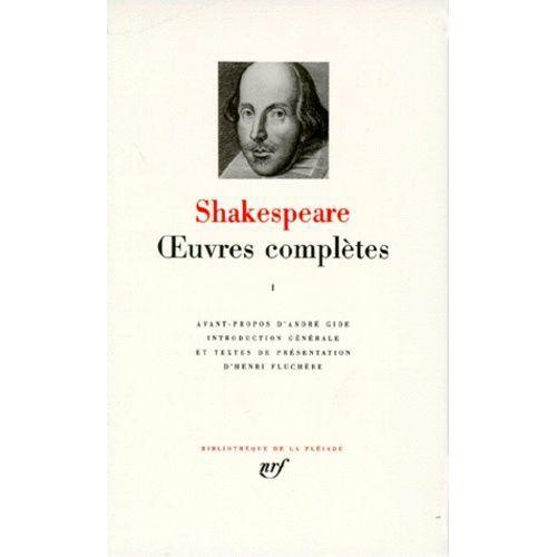 Oeuvres Completes - Tome 1, Pomes, Thtre, Comdies   de william shakespeare  Format Cuir 
