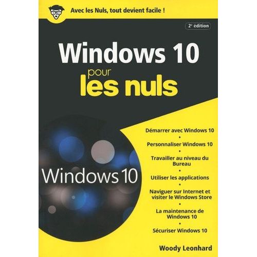 Windows 10 Pour Les Nuls    Format Beau livre 