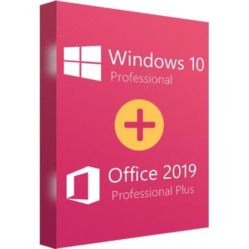 Windows 10 Pro + Office 2019 Pro Plus Version Dmatrialise