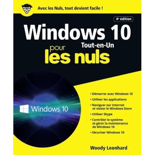 Windows 10 Tout En 1 Pour Les Nuls    Format Grand Format 