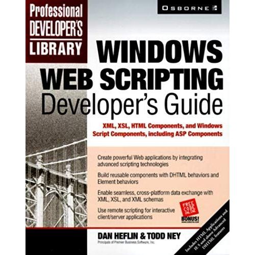 Windows Web Scripting Developer's Guide   de Todd Ney  Format Broch 