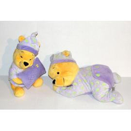 Lot de 2 doudou/peluche - Winnie l'ourson - Disney