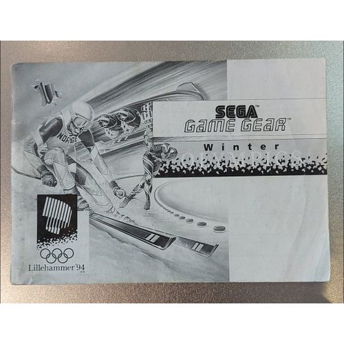 Winter Olympics - Notice Officielle Game Gear - Sega