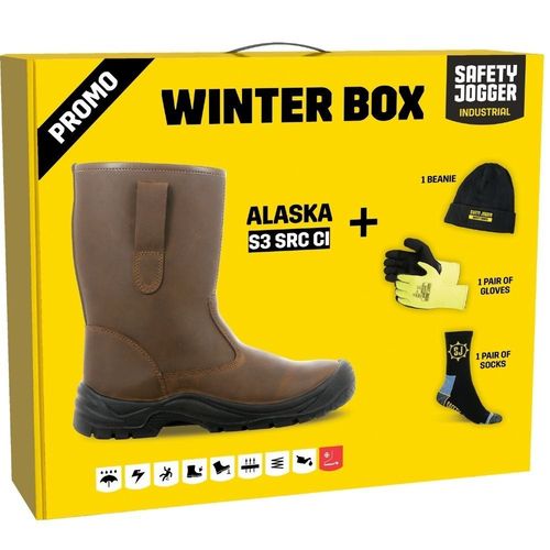 Winterbox Botte De Scurit En Cuir Avec Doublure Chaude Safety Jogger Alaska S3 Src Ci - 39