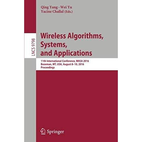 Wireless Algorithms, Systems, And Applications    Format Broch 