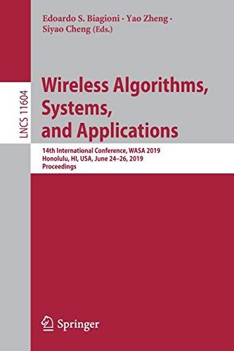 Wireless Algorithms, Systems, And Applications    Format Broch 