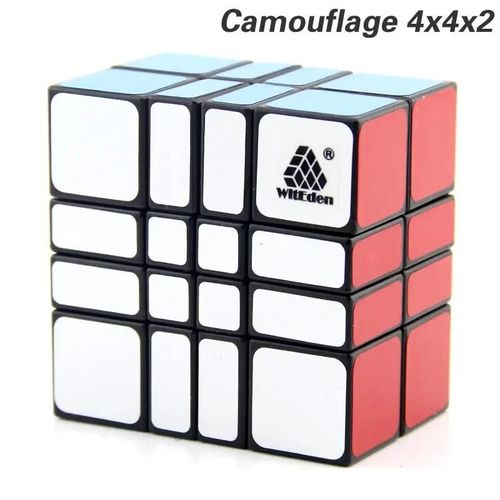 Witeden Camouflage 2x2x3 2x2x4 2x3x4 3x3x2 3x3x3 3x3x4 4x4x2 4x4x3 Cube Magique No Vitesse Puzzle Antistress Jouets Pour Enfants - Type 4x4x2