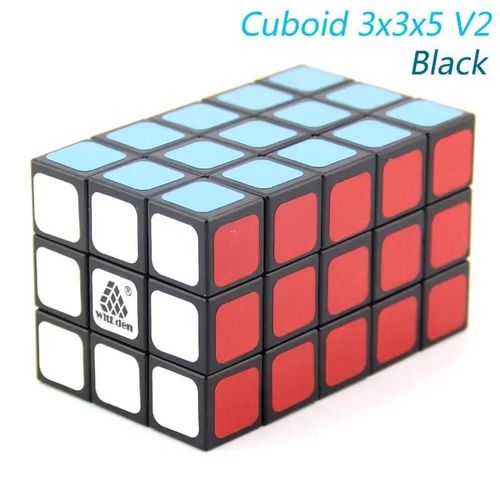 Witeden-Cuboid Magic Cube Puzzles Pour Enfants,Speed Brain Teaser,Challenging Dos Toys,3x3x4,3x3x5,3x3x6,3x3x7,3x3x8 - Type Cuboid 3x3x5 V2 B