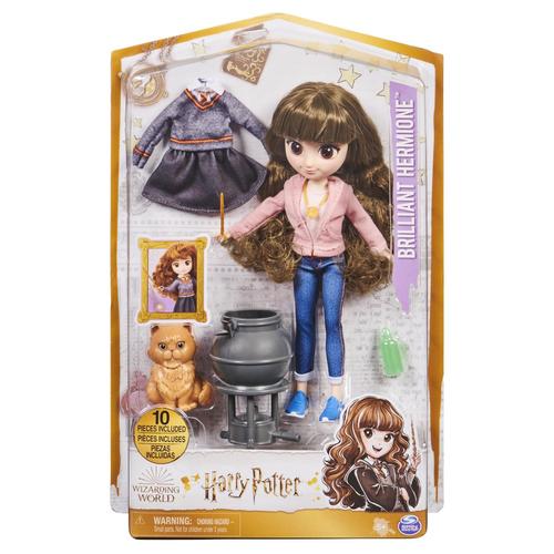 Harry Potter Coffret Poupe 20 Cm + Accessoires Hermione Granger Wizarding World