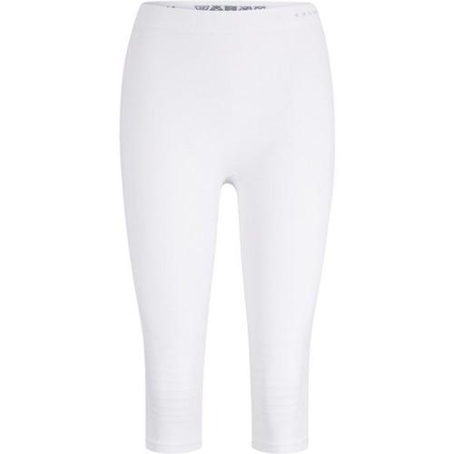 Women's 3/4 Tights Pantalon De Running Taille M, Blanc