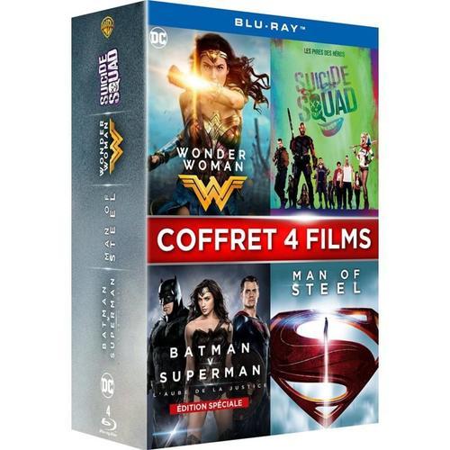 Wonder Woman + Suicide Squad + Batman V Superman : L'aube De La Justice + Man Of Steel - Pack - Blu-Ray de Patty Jenkins