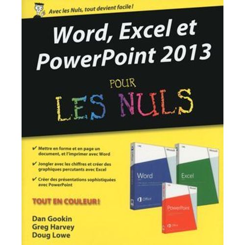 Word, Excel Et Powerpoint 2013 Pour Les Nuls  