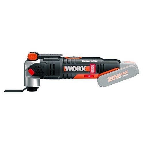 Worx Wx693.9 Sonicrafter Multi-Outils, 20 V, Set De 39 Pices