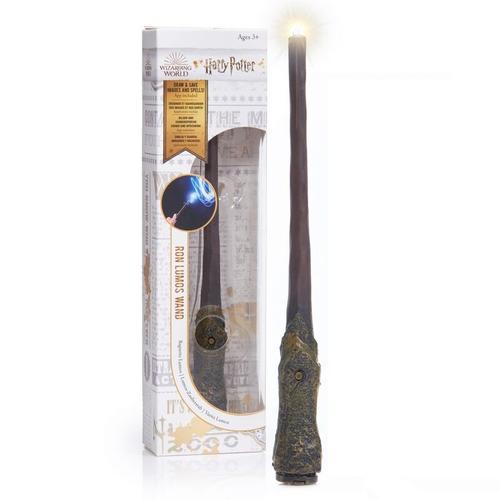 Wow Stuff 17 8 Cm Lumineux Baguettes Officielles Harry Potter Et Cadeaux Du Monde Des Sorciers Jouets Et Objets De Collection Jeu De Rle Ou Robe Ron Weasley Lumos Wand Marron