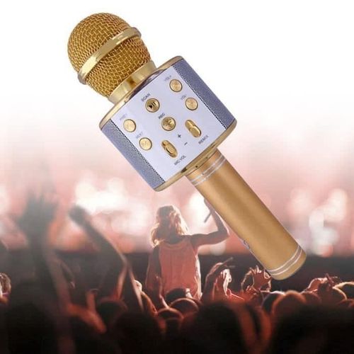Ws858 Microphone Sans Fil Karaok Microphone Portable Karaok Bluetooth Compatible Avec Android/Ios/Pc/Smartphone Mmk33