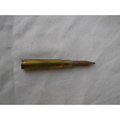Ww1 France Artisanat De Tranche Crayon A Papier Sur Support De Douille 1912 (14-18)