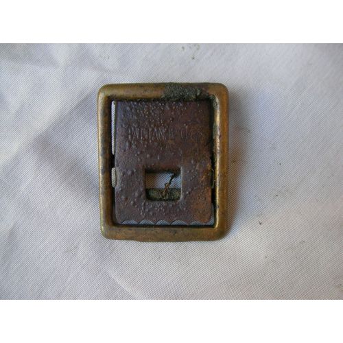 Ww1 Us Boucle De Ceinture Amricaine Militaire De Soldat De Troupe 100 % Pat Jan 12 04 Terrain