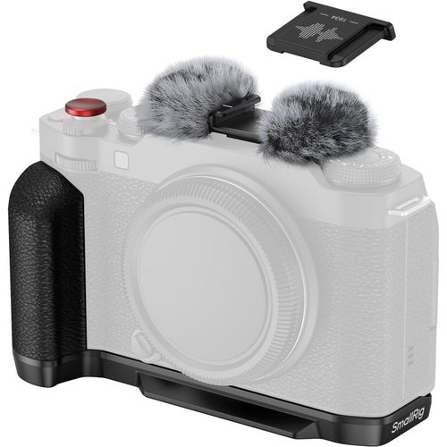 X-M5 Poigne En L Pour Fujifilm X-M5, Plaque De Fixation Rapide Intgre Pour Arca, Latrale Lgre En Silicone, Comprend Un Pare-Brise Avec Adaptateur Pour Griffe Froide (Noir) - [GOP6253106]