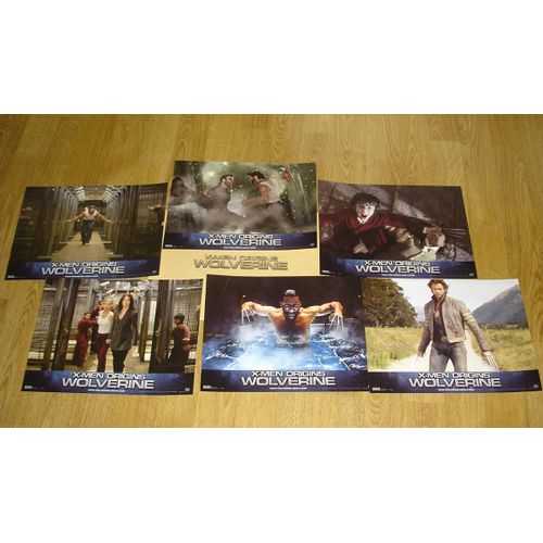 X-Men Origins : Wolverine - Jeu De 6 Photos D'exploitation Cinmatographique - Format 21x28 Cm - Un Film De Gavin Hood Avec Hugh Jackman, Liev Schreiber, Danny Huston, Dominic Monaghan - Anne 2009