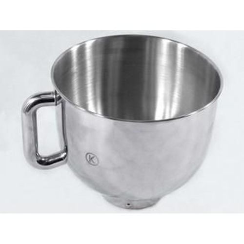 X3600 - Bol Inox 5l Avec Poignee Pour Robots Kmix Robot Menager Kenwood Kmx80 Kmix